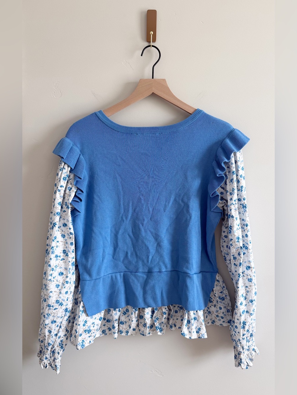 Anthropologie Ruffle Sweater Blouse - Picture 7 of 7